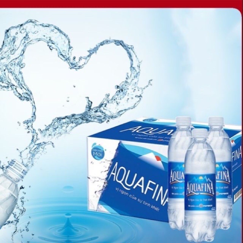 Nước uống tinh khiết aquafina 500 ml thùng 28 chai