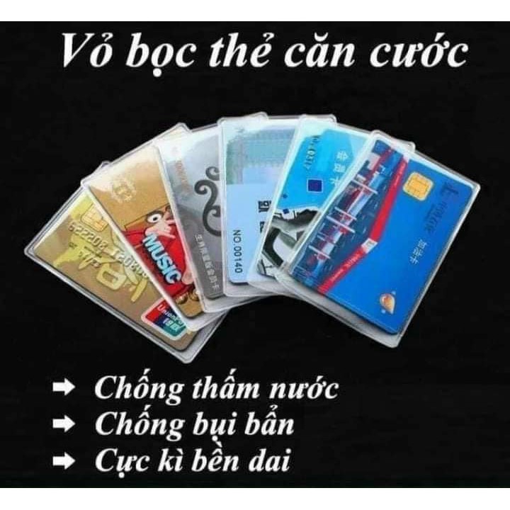 BỌC CCCD TRONG SUỐT ( 10C)