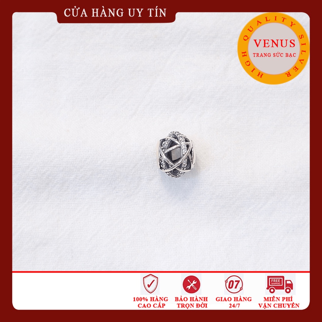 Charm cầu galaxy bạc 925- Trang sức bạc Venus