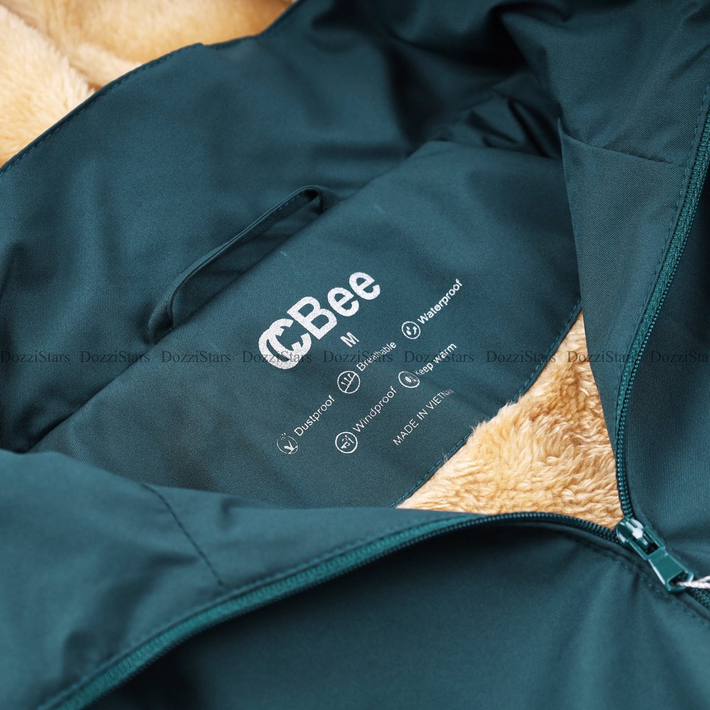 Áo gió nữ lót lông cừu chính hãng CCBee, vải chống nhăn cao cấp | BigBuy360 - bigbuy360.vn
