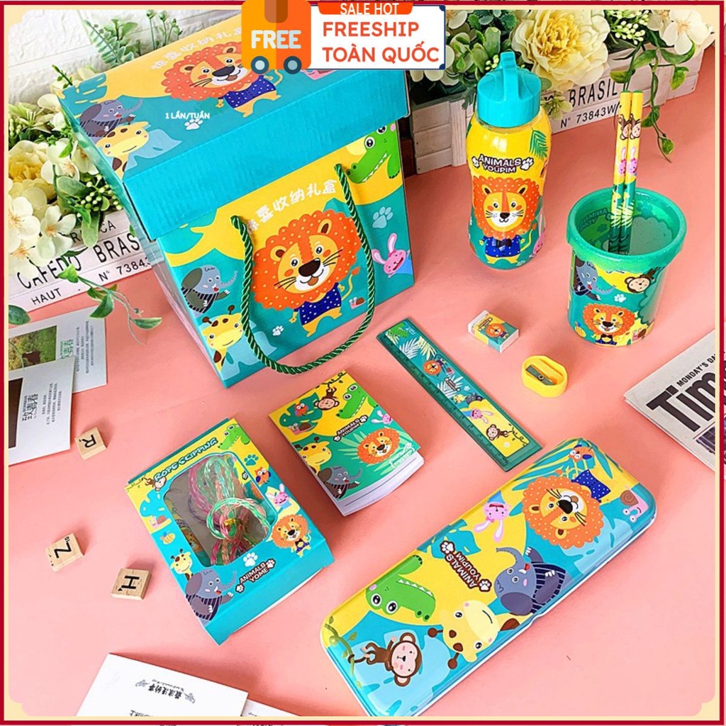 PVN31454 Set đồ dùng học tập 9 món cho bé yêu T2 .