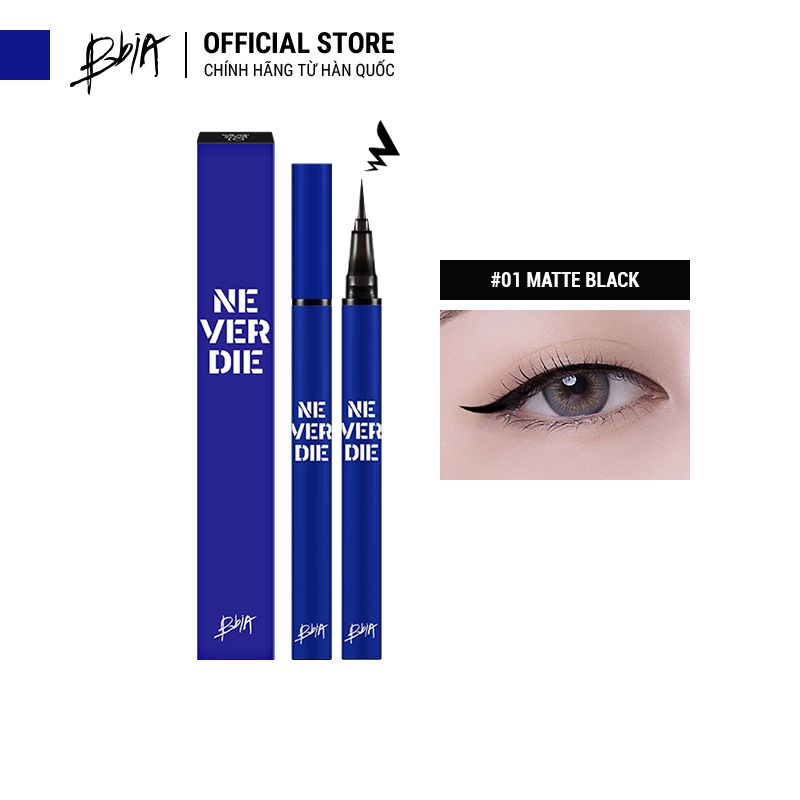 Combo Never Die For Eye Gồm 1 Bbia Never Die Eyeliner 0.4g và 1 Bbia Never Die Mascara 7g