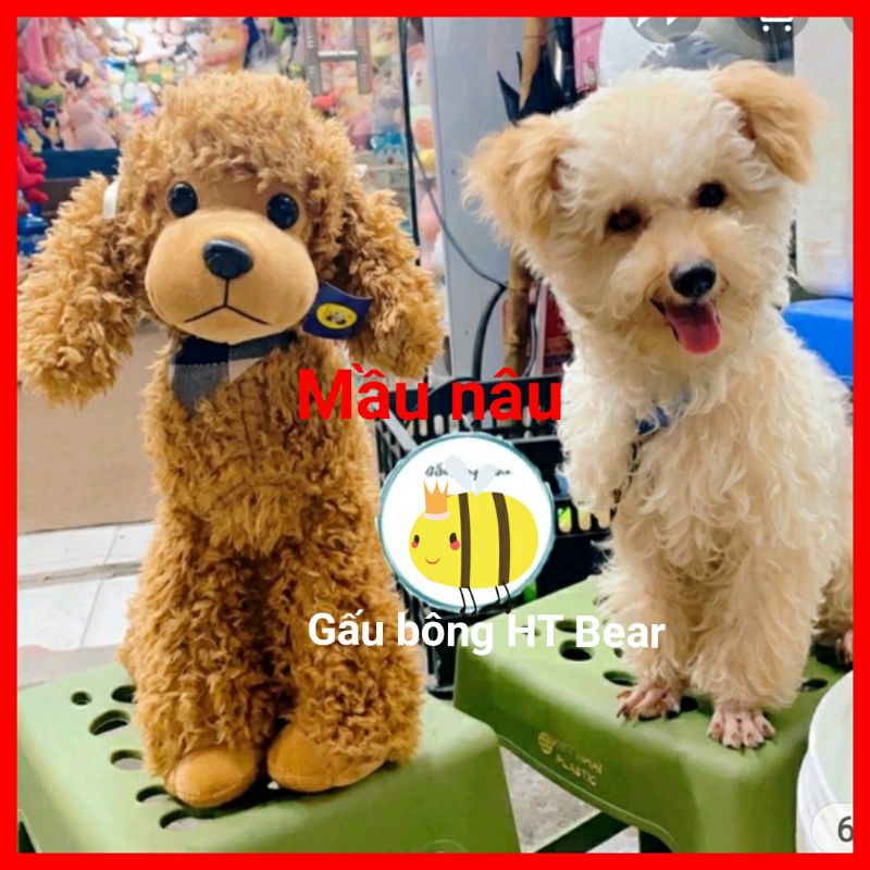 Chó bông poodle nhồi bông
