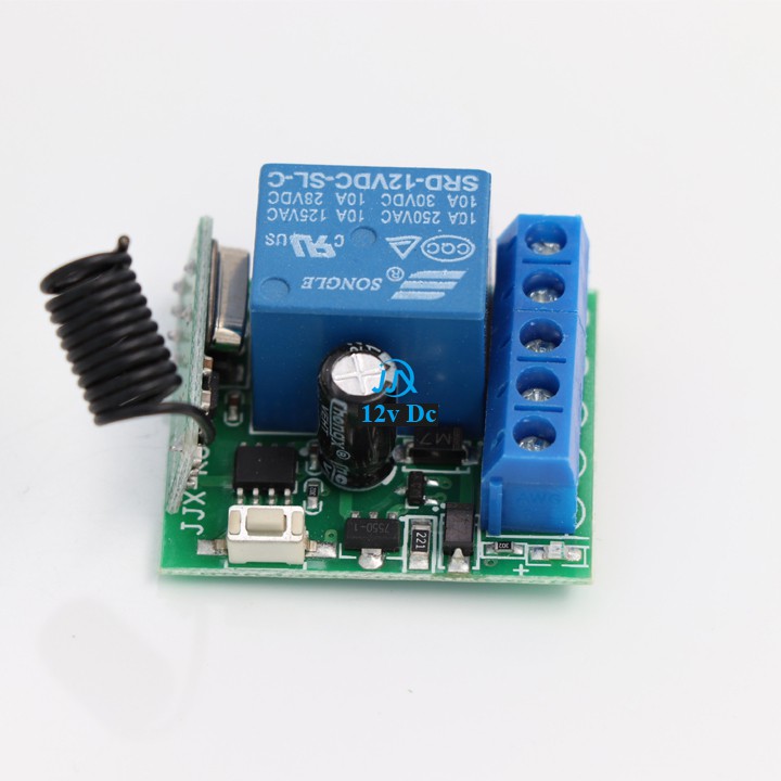 Công tắc điều khiển từ xa 12v 10A bộ điều khiên từ xa - lắp để bật tắt điện xe máy chống trộm