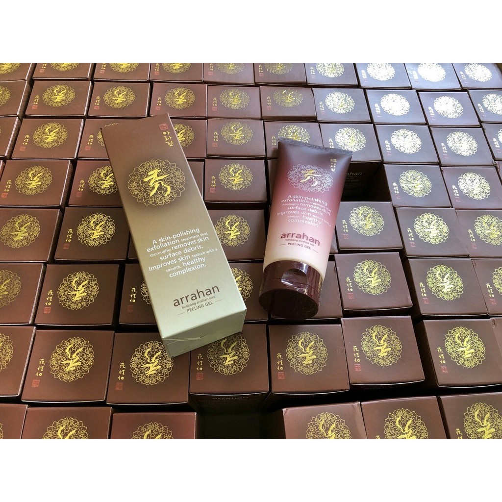 Gel Tẩy Tế Bào Chết Nhân Sâm Arahan Cao Cấp 180ml Trắng Da Se Khít Lỗ Chân Lông
