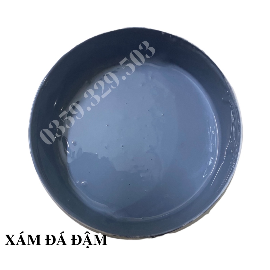 Sơn Màu Xám Đá Đậm Ngoại Thất