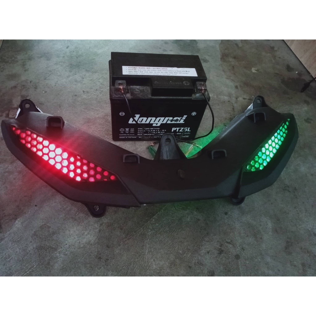 Demi lưới lắp Exciter 150 đổi màu và hiệu ứng bằng điều khiển