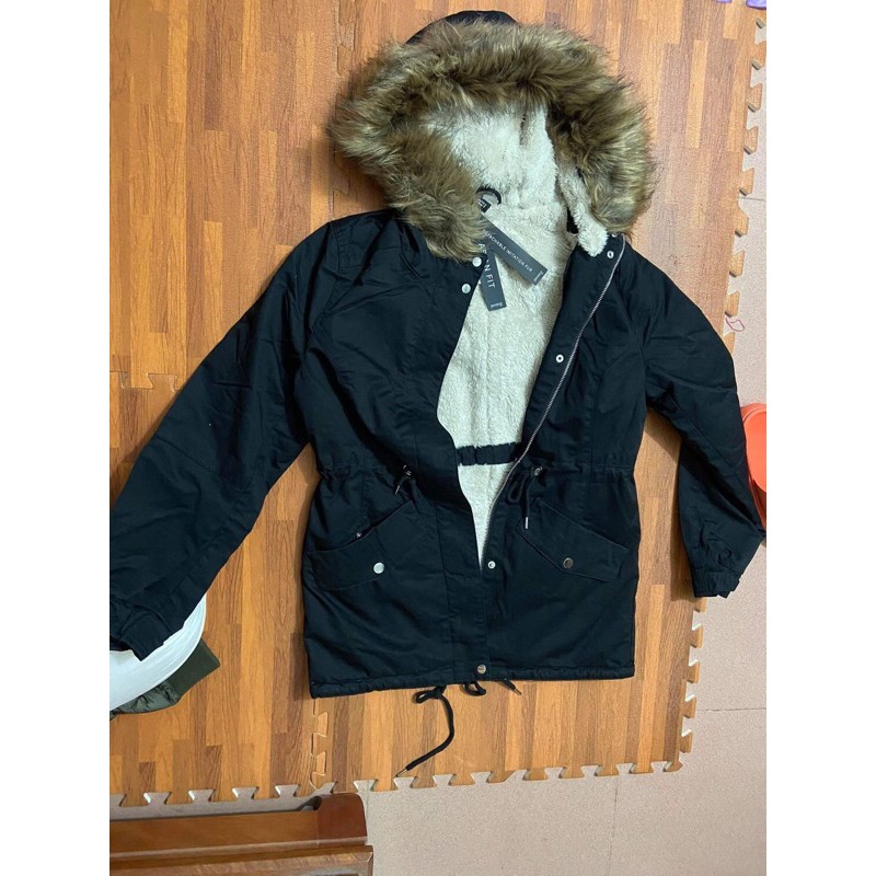 Áo parka Hm 38 đen