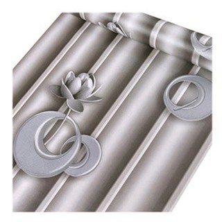 DECAL 1M PVC giấy dán tường khổ 45cm hoa sen màu xám