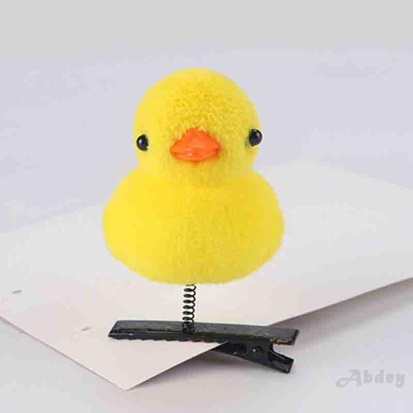 [Abdey] Phong cách mới Bán Đồ tạo tác Dễ thương Kẹp tóc Little Yellow Duck Kẹp tóc để tạo nên một con may vịt mắn Đồ trang sức tóc mùa xuân Stereo Little Duck Headdress Bán buôn