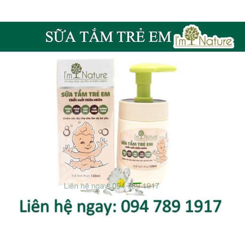 [HÀNG CHÍNH HÃNG I'M NATURE] SỮA TẮM TRẺ EM CHỐNG CÔN TRÙNG CẮN BẢO VỆ LÀN DA NHẠY CẢM CHO BÉ YÊU