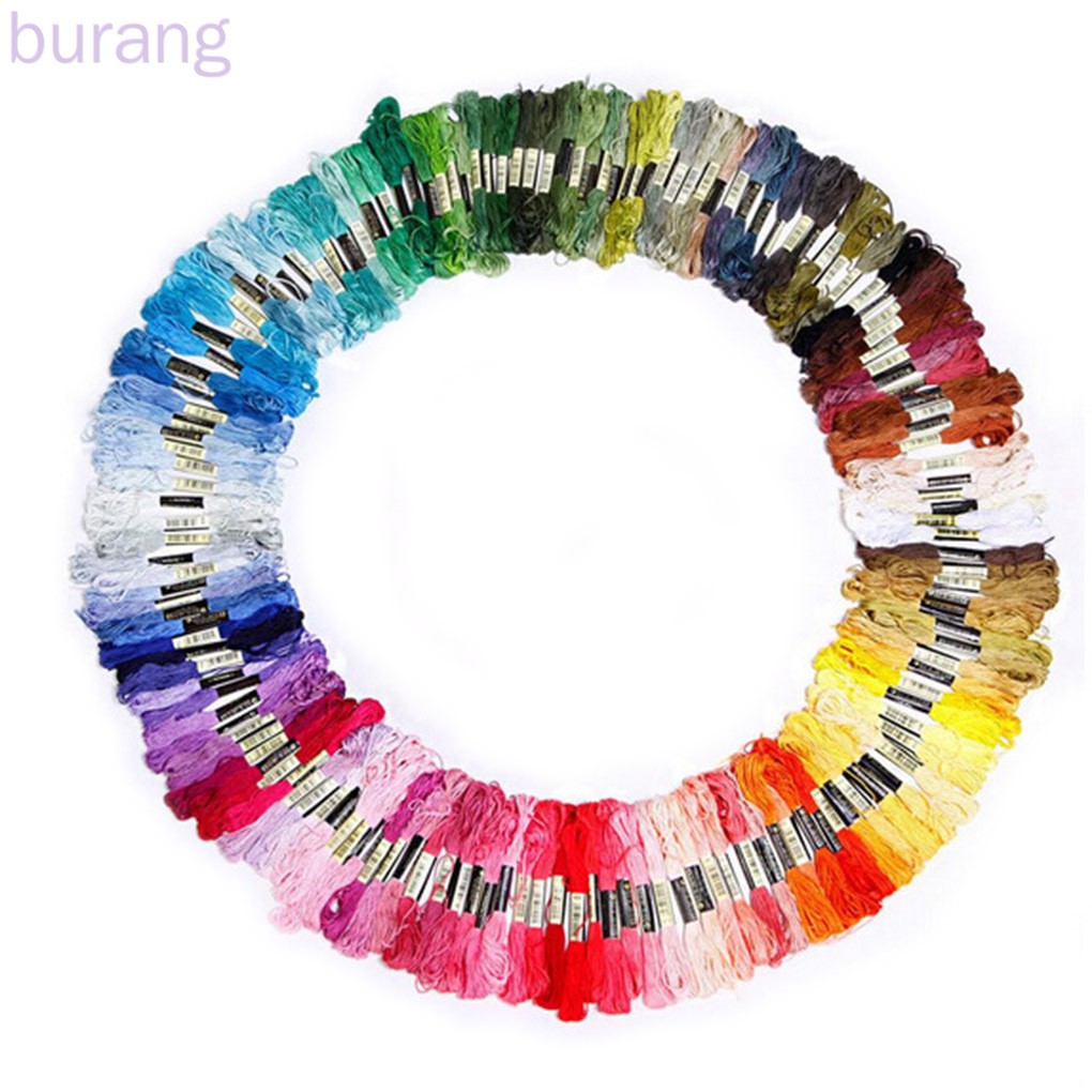 50pcs Color Random Embroidery 6-cord-thread DIY Cross-stitch Stitching Sewing Cotton Thread