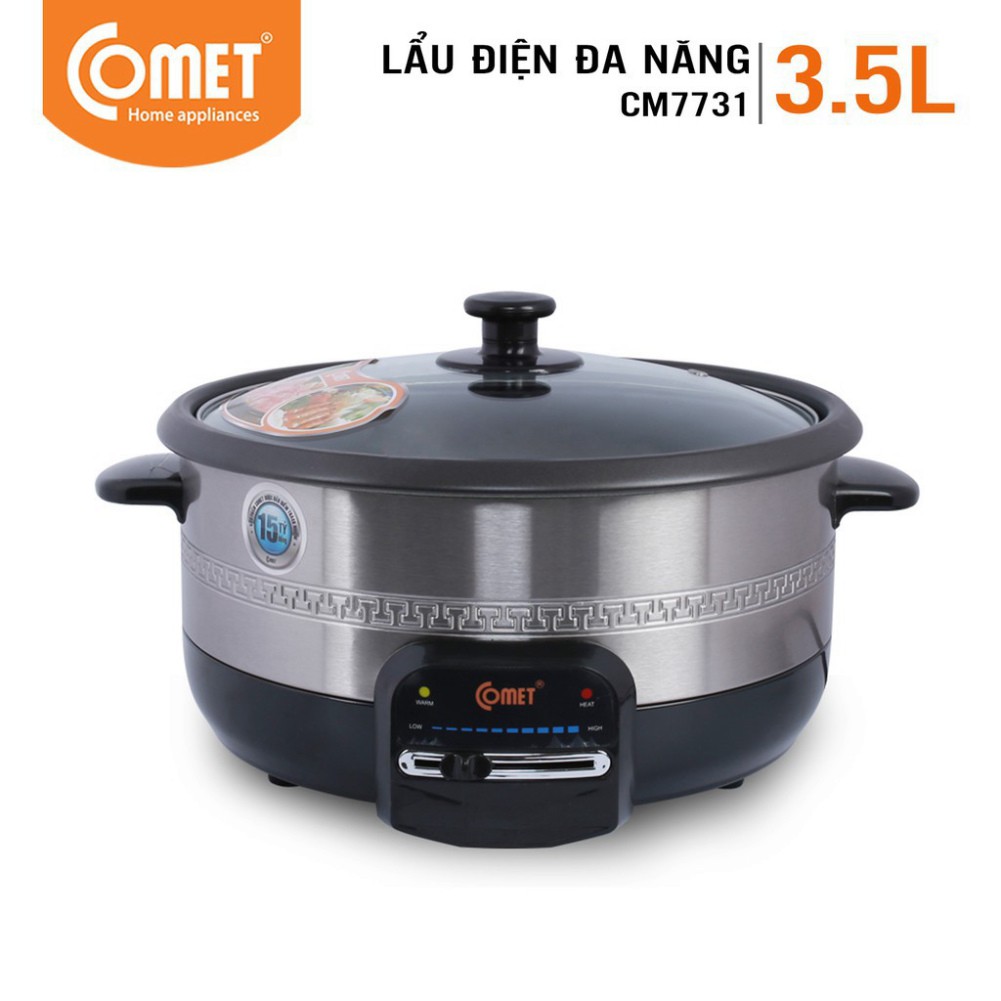 MI1 Nồi lẩu điện Comet CM7731NP (3.5L) 58 FGH4