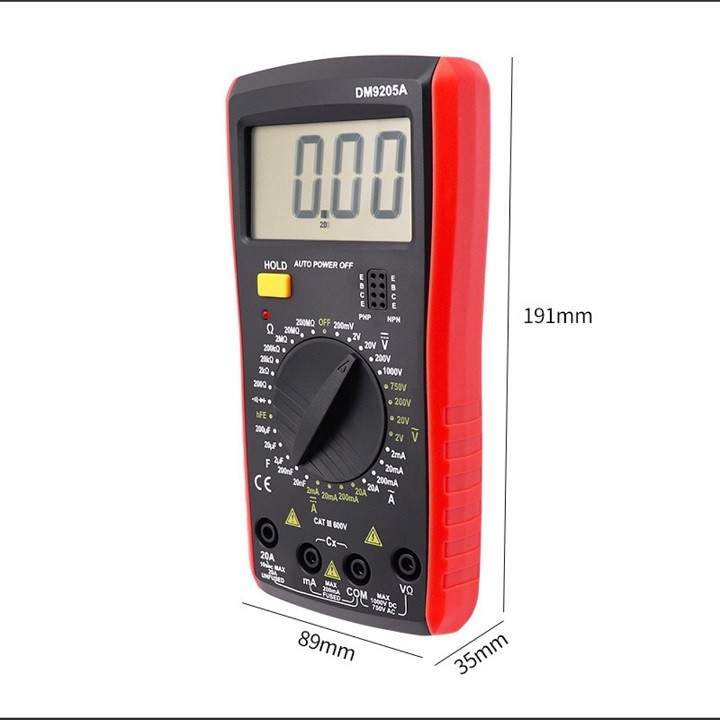 Đồng hồ vạn năng DM9205A