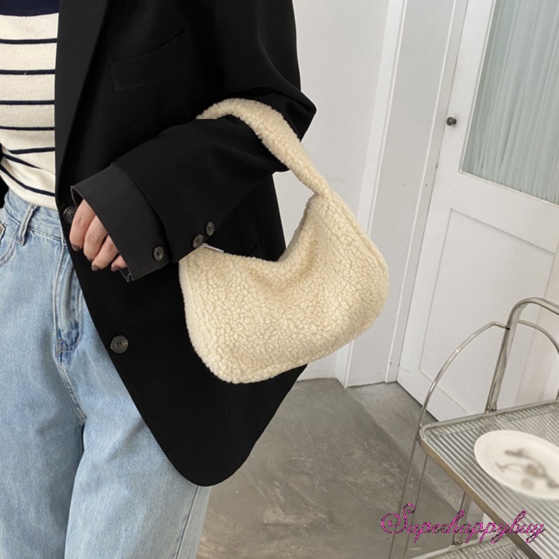 Túi Xách Đeo Vai / Kẹp Nách Cỡ Nhỏ Màu Sắc Ngọt Ngào Phong Cách Cổ Điển Thời Trang Cho Nữ