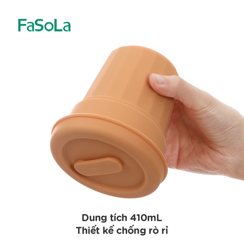 Ly cà phê silicon 410ml FASOLA FSLSH-201C