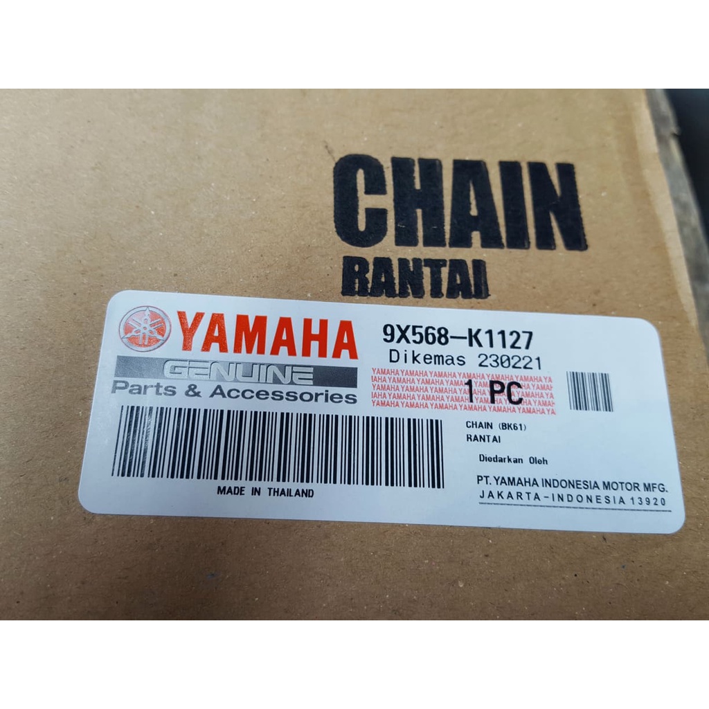 Sên phốt cao su DID VIX - xích zin Yamaha R15v3 chính hãng lắp cho mọi loại xe 150cc