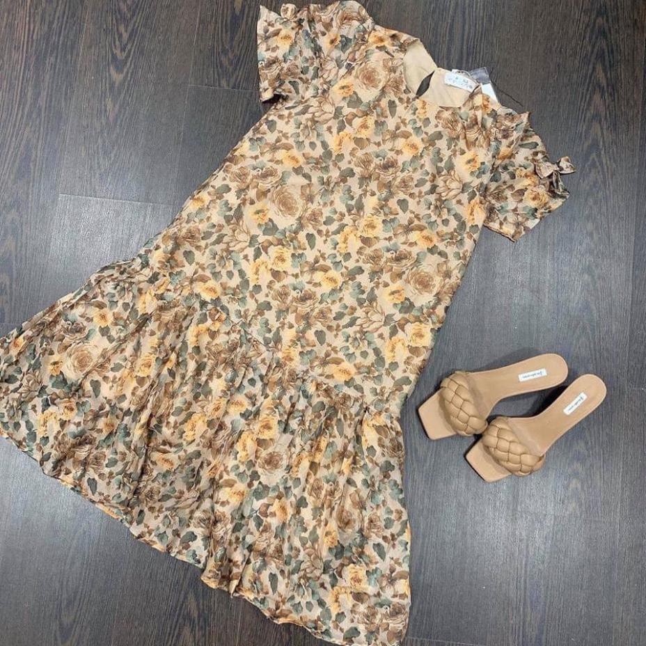 VÁY HOA VOAN HAI LỚP SIÊU XINH | BigBuy360 - bigbuy360.vn