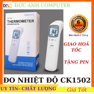 Máy nhiệt kế điện tử hồng ngoại chính hãng CK1502 đo nhiệt độ thân nhiệt súng bắn