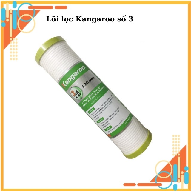 [CHÍNH HÃNG GIÁ RẺ] LÕI LỌC NƯỚC KANGAROO SỐ 1 2 3