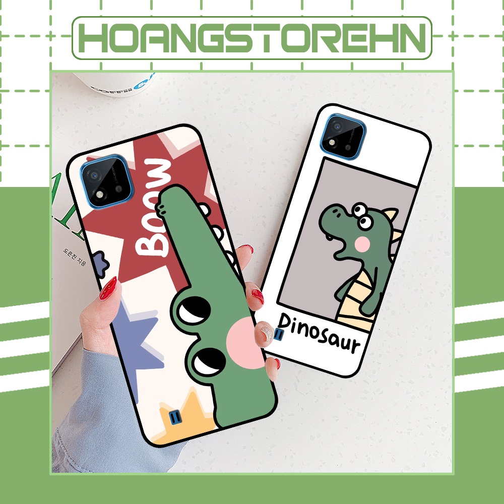 Ốp Realme C11 2020/2021 / C12 / C15 / C20  in hình cá mập, khủng long dễ thương, cute (T01 - T06)