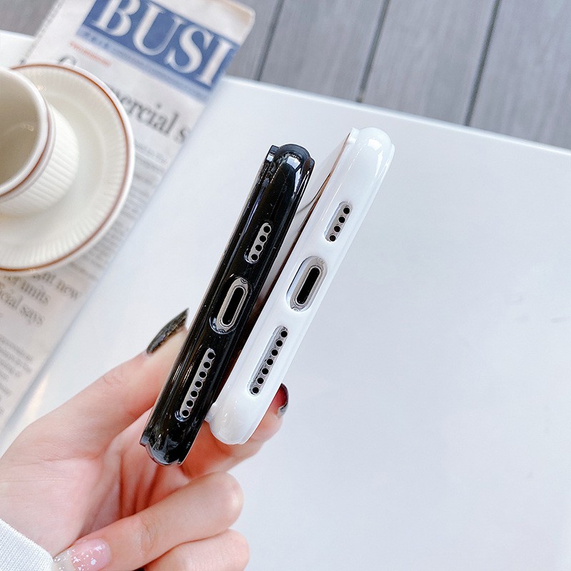 Ốp lưng iphone Bear Yummy viền màu 5/5s/6/6plus/6s/6splus/7/7plus/8/8plus/x/xr/xs/11/12/pro/max/plus/promax | BigBuy360 - bigbuy360.vn