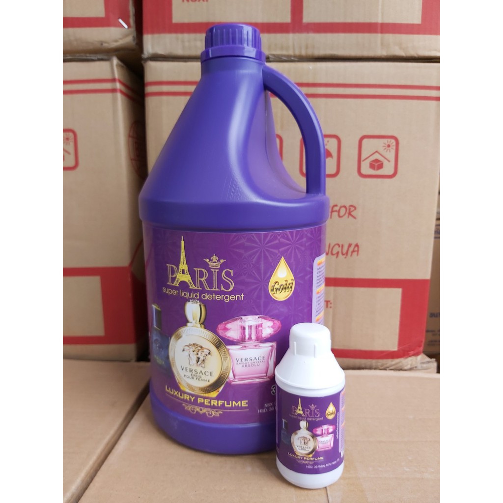 Nước Giặt Xả PaRis Gold 3,6 lít (Tặng kèm chai nhỏ)