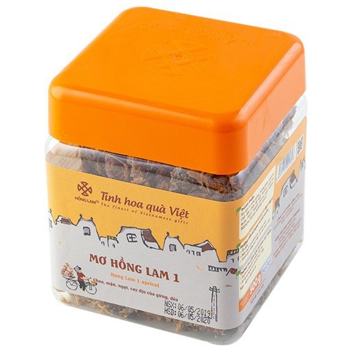 Ô Mai (Xí Muội) Mơ Hồng Lam 1 - Vị Chua Mặn Ngọt Gừng - Hộp, gói (200g, 300g, 500g)