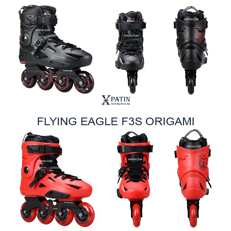 [Hàng Chính Hãng] Giày Patin Flying Eagle F3S Chính Hãng Full Box - Tặng 2 Bánh Sáng