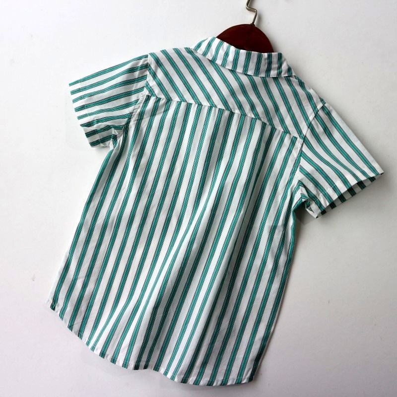 Áo sơ mi trẻ em  Áo cộc tay cotton chất mát 0622