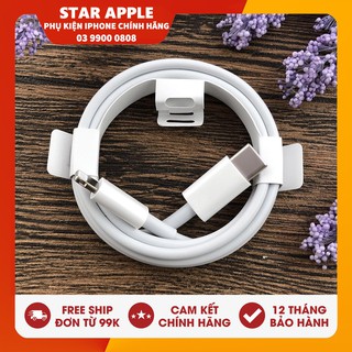 Cáp iPhone 11 Pro Max Zin Bóc Máy - Cáp Sạc iPhone 11 Sạc Nhanh 30 Phút Lên 50% Pin - Chính Hãng BH 12 Tháng