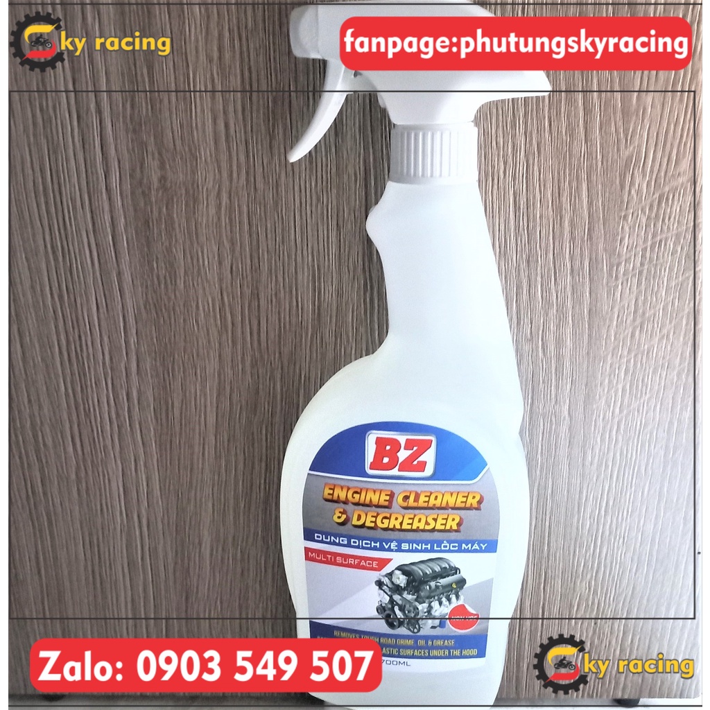 Dung dịch vệ sinh lốc máy BZ