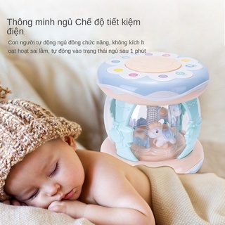 ۞⊕۞Đồ chơi trẻ em âm nhạc vỗ trống 0-6-12 tháng cho bé giáo dục sớm câu đố băng chuyền tay trống có thể sạc lại
