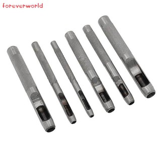 Set 6 Dụng Cụ Đục Lỗ Dây Nịt / Thắt Lưng