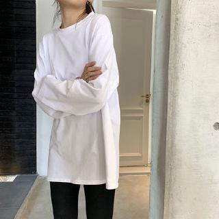 Đen Áo Thun Cổ Tròn Thời Trang Cá Tính