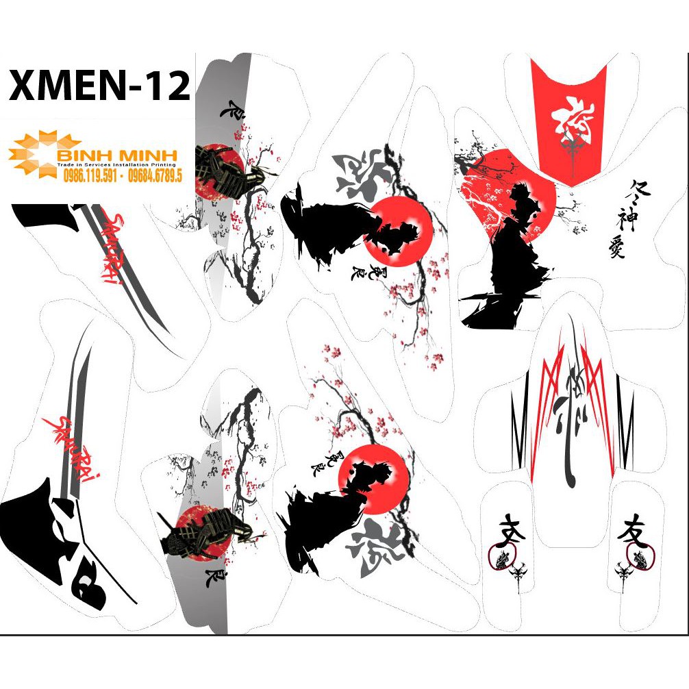 Tem trùm  Xe Điện Xmen 12