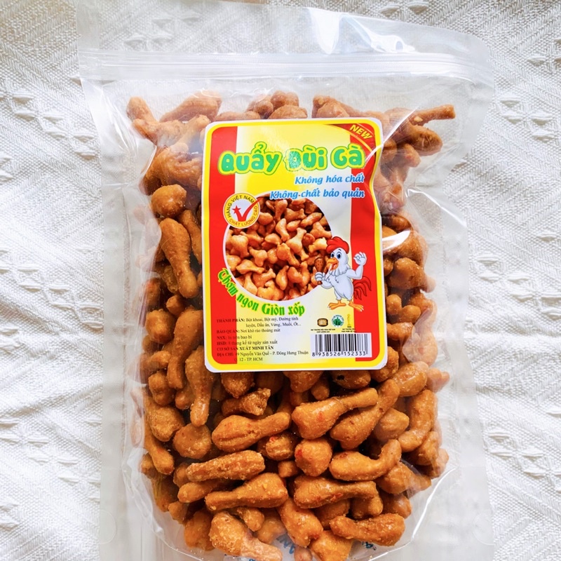 500gr Quẩy Đùi Gà Phô Mai Cay, Thơm Giòn, Loại Ngon Ăn Vặt Tuổi Thơ