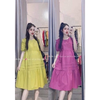 Váy bầu đầm bầu MAMADRESS thiết kế rẻ đẹp chất trượt xịn xò dày dặn cho mẹ bầu đi tiệc đi dạo đi làm thoải mái xinh đẹp