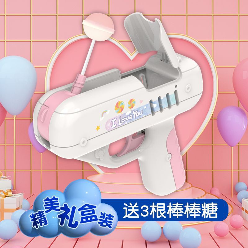 Súng Bắn Kẹo Mút Có Nhạc Và Âm Thanh Hot Trend Tiktok – Đồ Chơi Giảm Stress