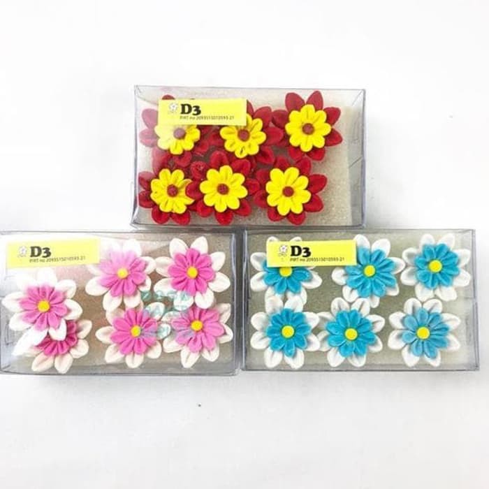 (1 Hộp) Hộp Đựng Bánh Cupcake Trang Trí (Can Be Edible Flower) D3 / Primrose M For Tart / Bread Decoration (Có Thể Được Be Edible Flower)