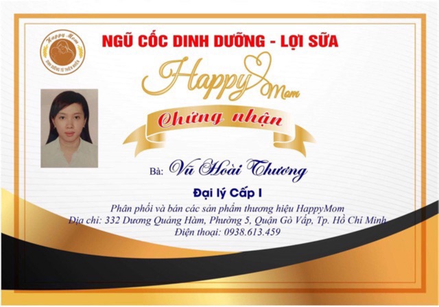 {HÀNG HOT - CHÍNH HÃNG 100%} Ngũ cốc lợi sữa Happy Mom loại đặc biệt