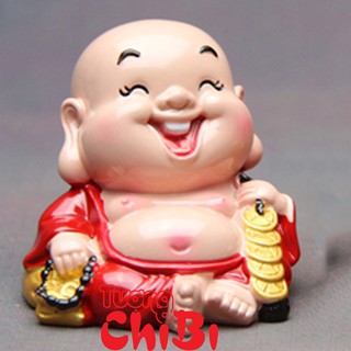 Tượng chibi Phật Di Lặc 6cm may mắn