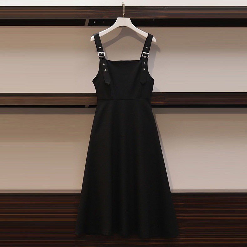 Bộ Áo Váy Yếm Size Lớn Cho Nữ Thời Trang Xuân Thu 2021 (Có Sẵn Trong 3 Ngày)