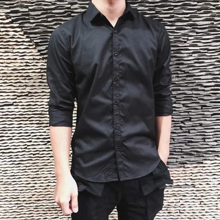 Áo Sơ Mi Lụa Chống Nhăn Form Slimfit Vừa Vặn Thích Hợp Dạo Phố, Công Sở