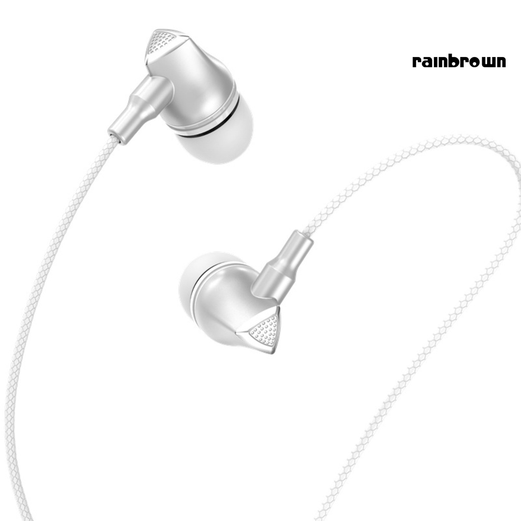 /REJ/ Universal In-ear Headphones Heavy Bass Sports Stereo Music Headset with Mic