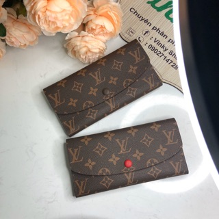 Ví nữ dài cúc màu lv fullbox