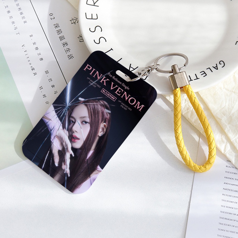 Ví Đựng Thẻ In Hình Nhóm Nhạc KPOP BLACKPINK Xinh Xắn Ốp