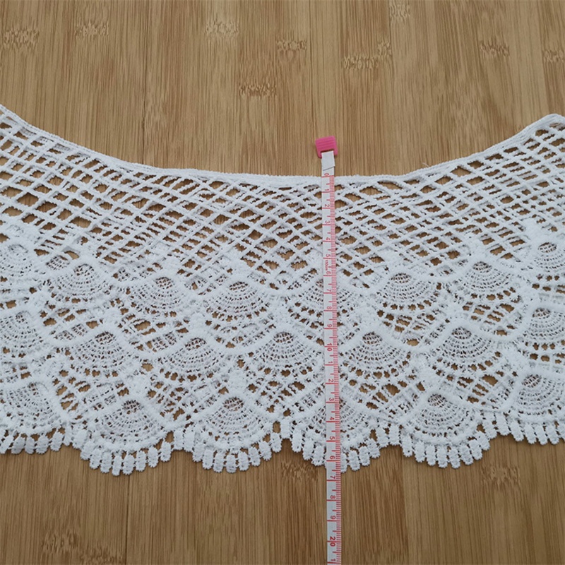 Áo choàng che nắng vải ren dệt hình bông hoa rỗng phối đầm cưới thời trang mùa hè cho nữ