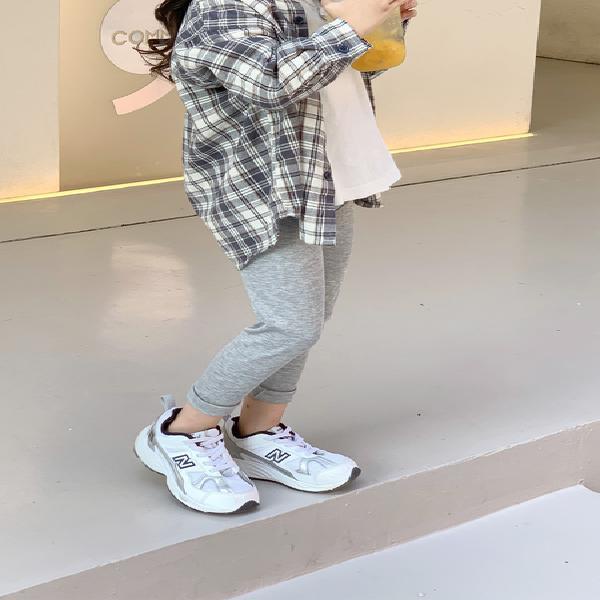 [Hàng Có Sẵn Bán Chạy] Áo Sơ Mi Cotton Tay Dài Kẻ Sọc Thời Trang Xuân Thu Phong Cách Hàn Quốc Dễ Phối Đồ Cho Bé Gái