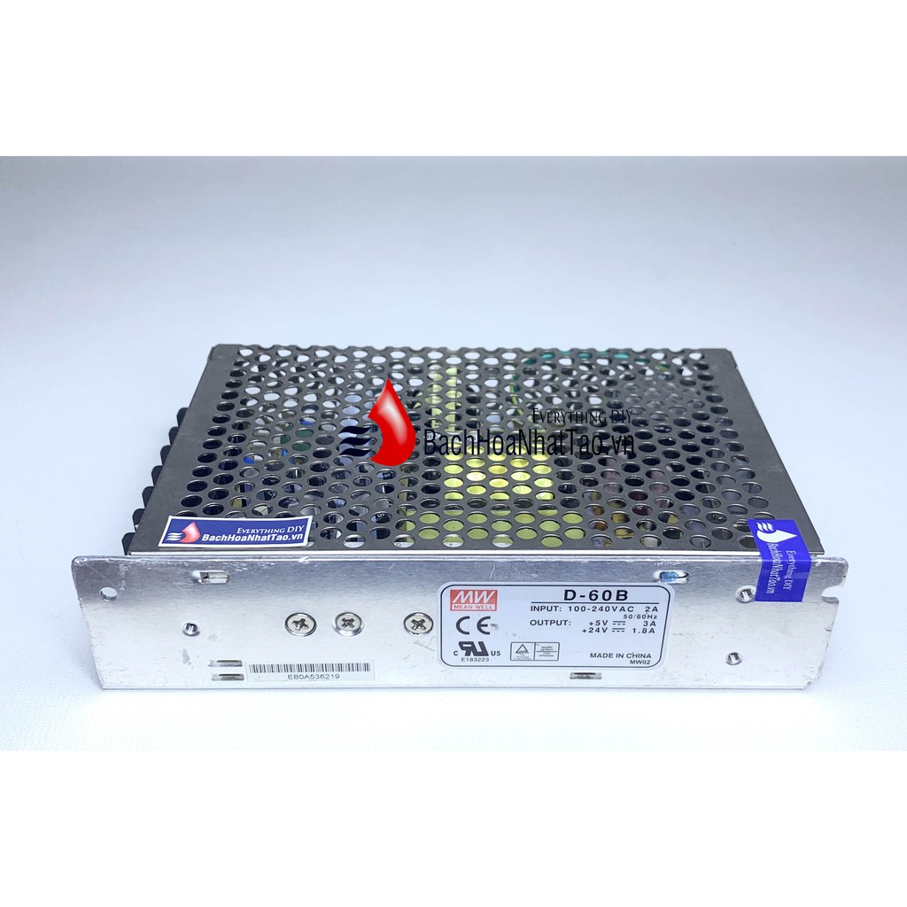 Nguồn Tổ Ong Meanwell Đôi 5v-3a 24v-1.8a